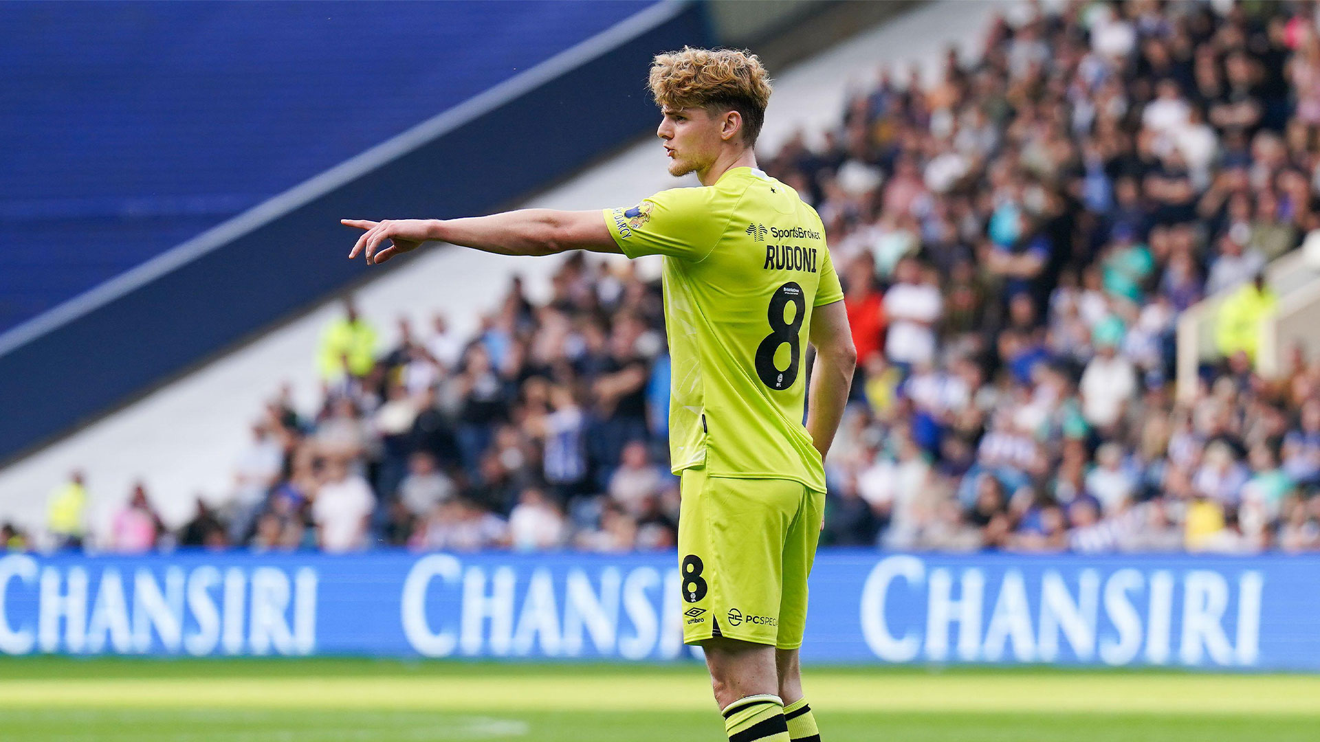 Jack Rudoni in action for Huddersfield Town