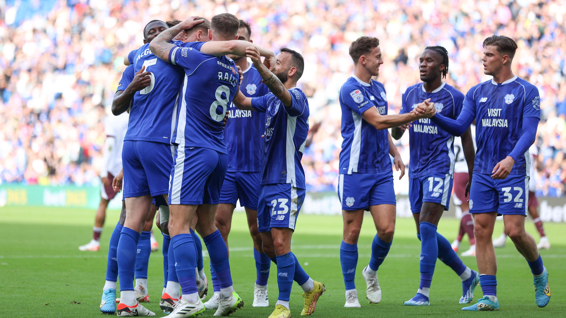 Mark McGuinness in action for Cardiff City