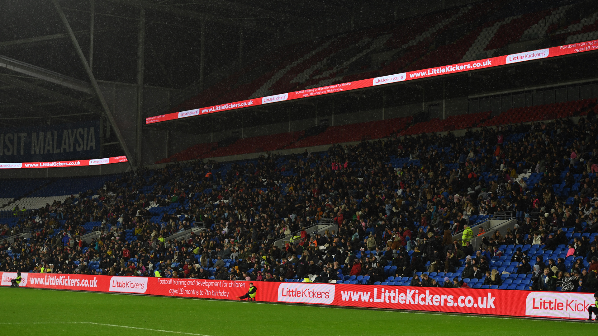 The extended Ninian Stand at Cardiff City Stadium once completed