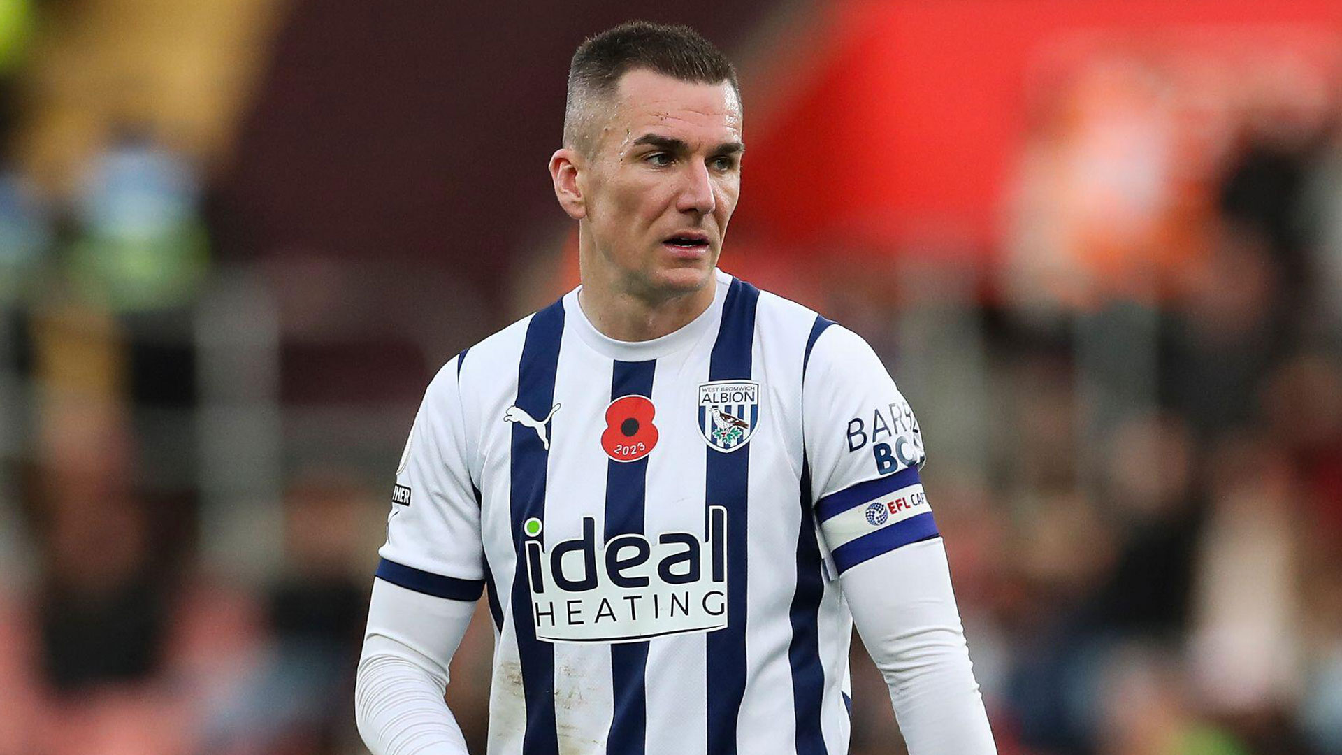 Jed Wallace in action for West Bromwich Albion