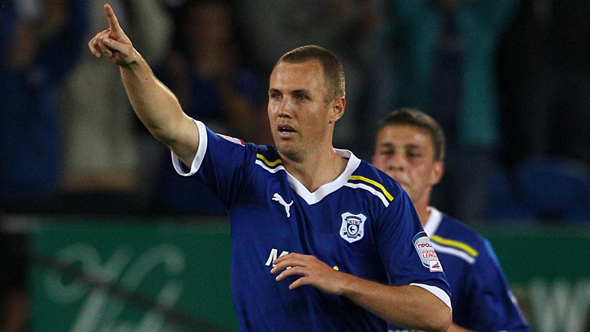 Kenny Miller in action for Cardiff City...