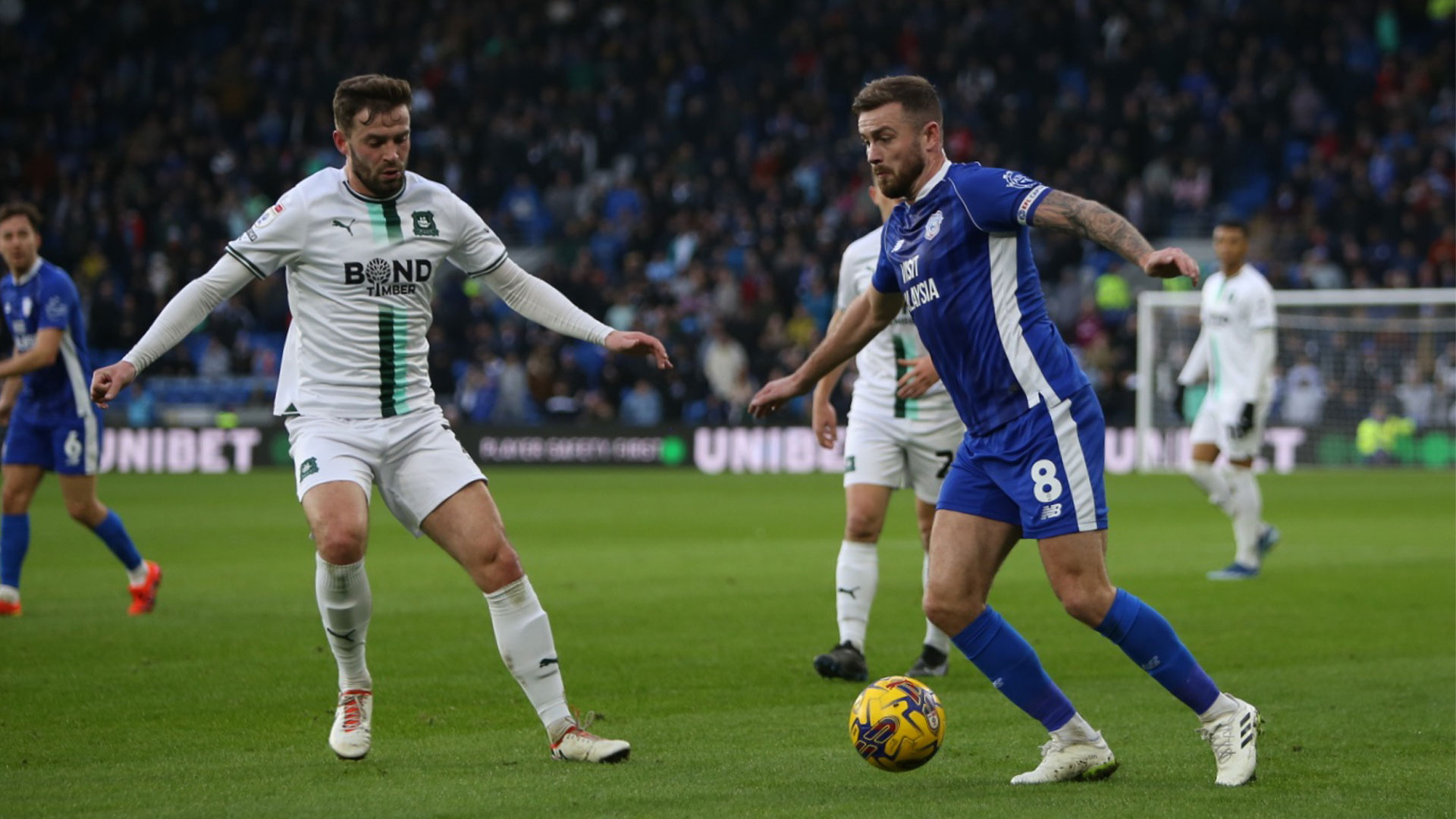 Joe Ralls in action for Cardiff City
