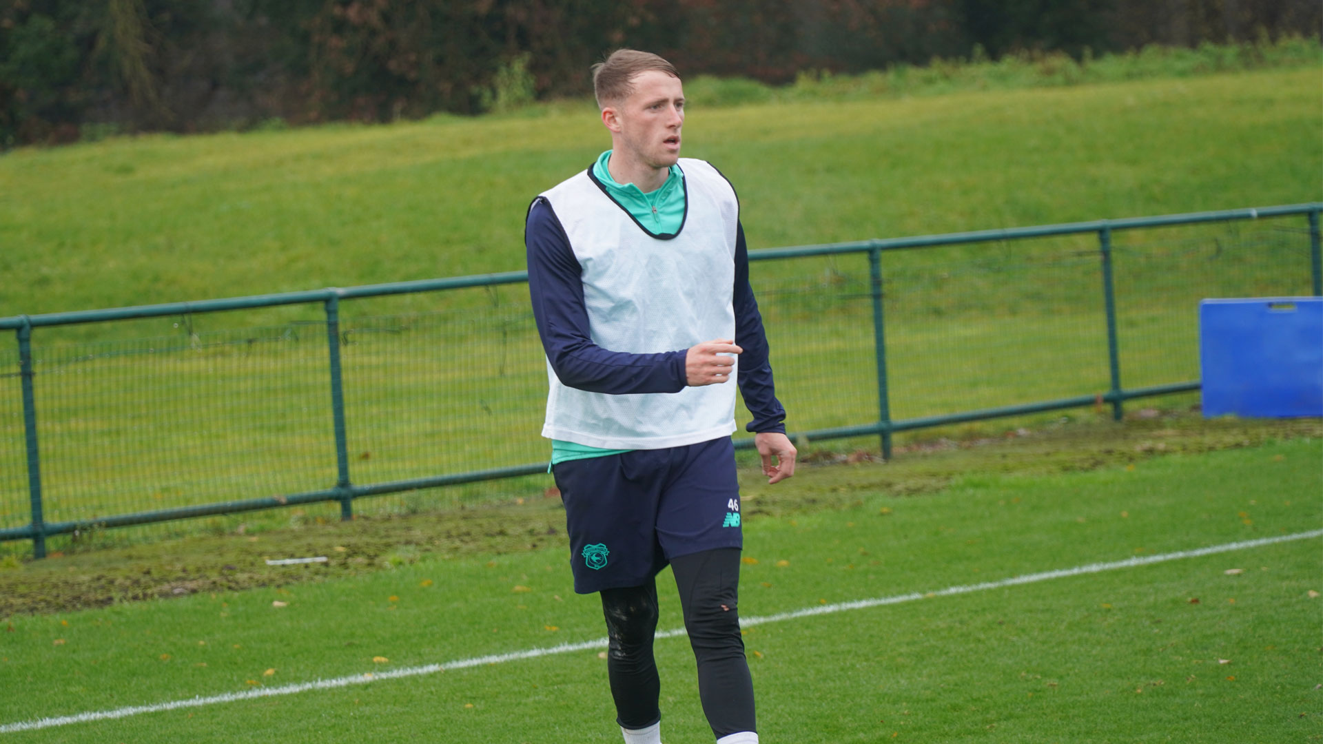 Ryan Kavanagh in training for Cardiff City U21