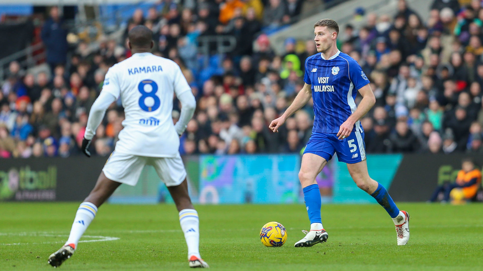 Mark McGuinness in action for Cardiff City