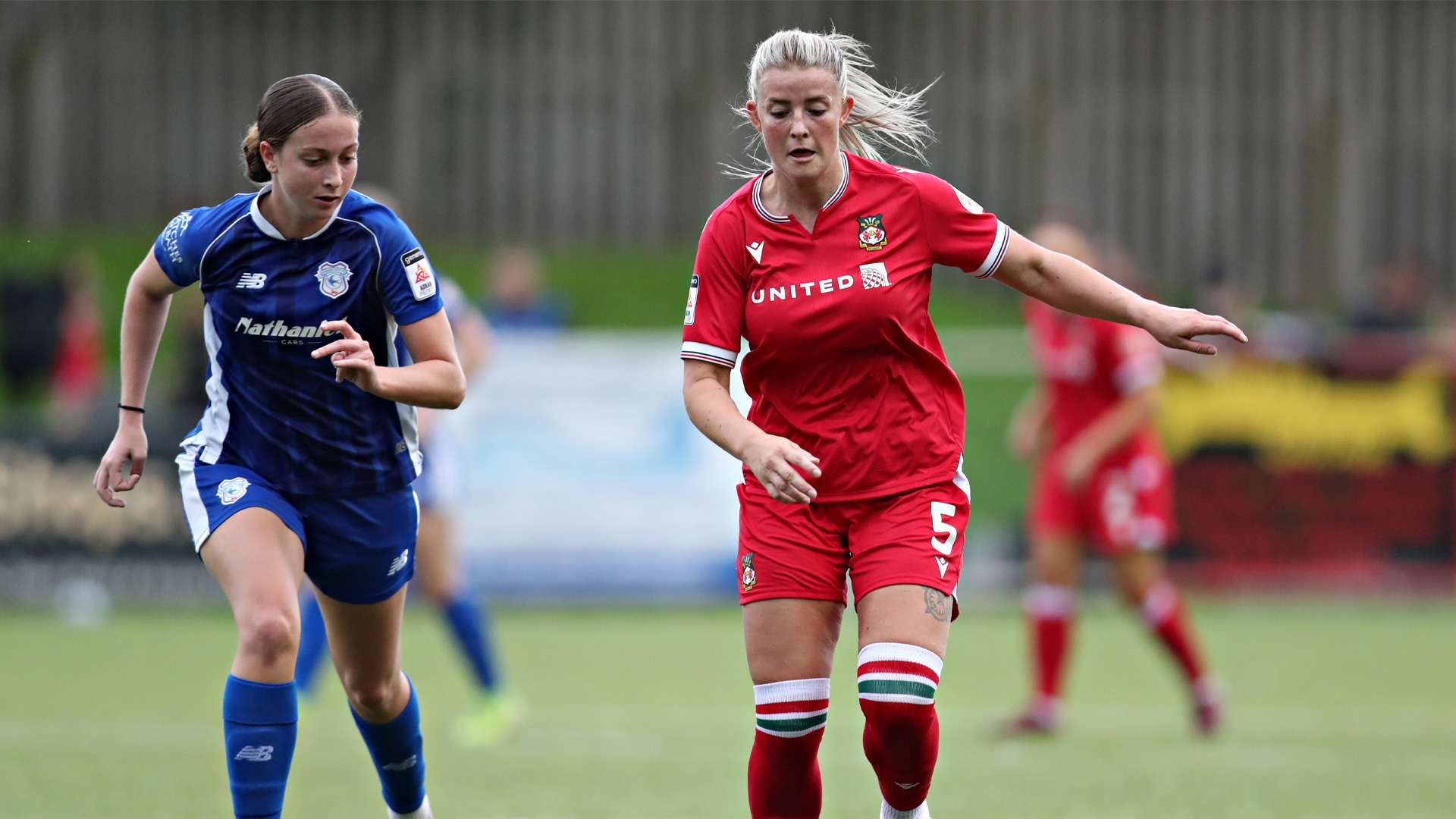 Molly Kehoe in action for Cardiff City Women