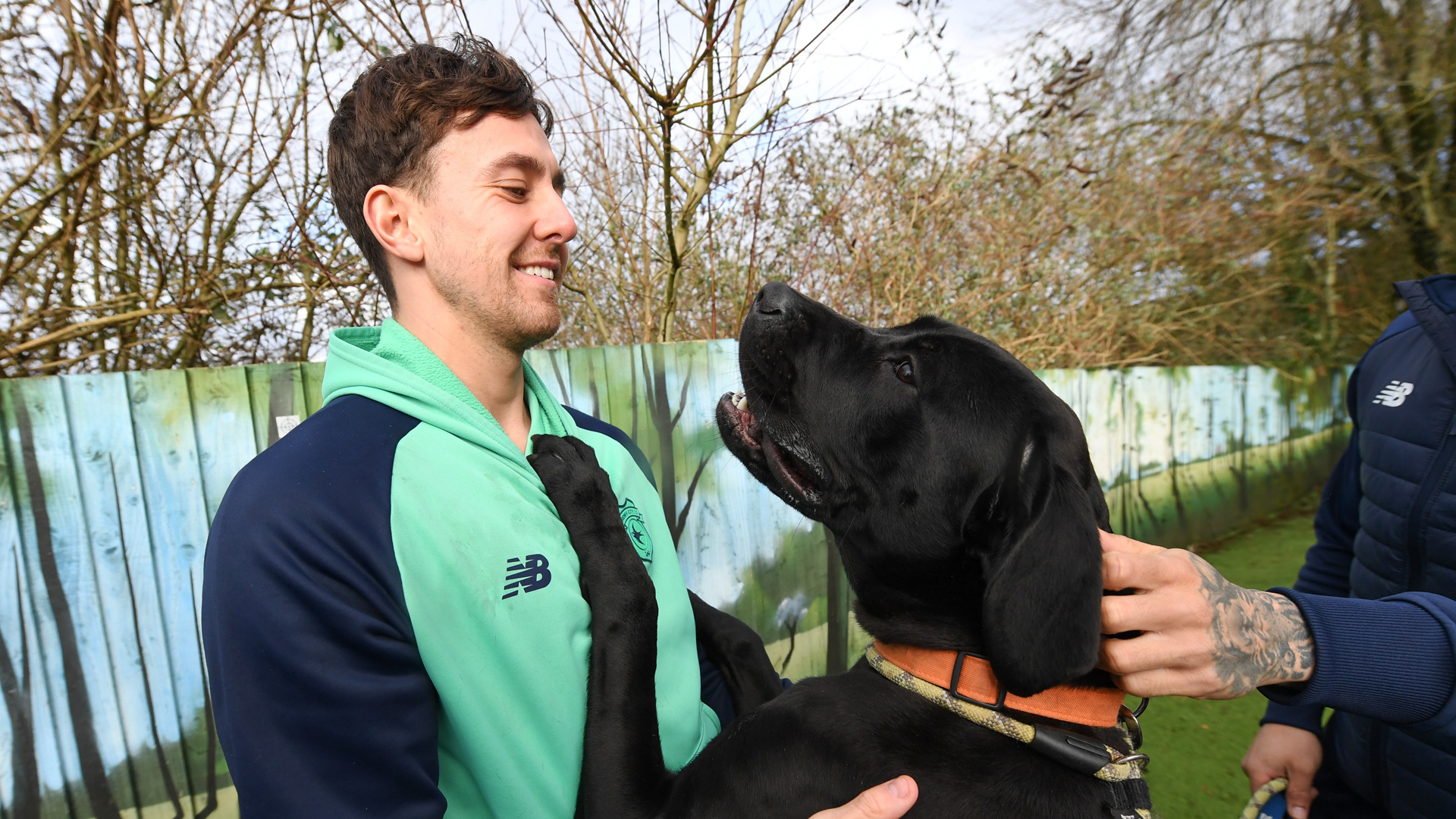 Ryan Wintle meets Cher at Cardiff Dogs Home...