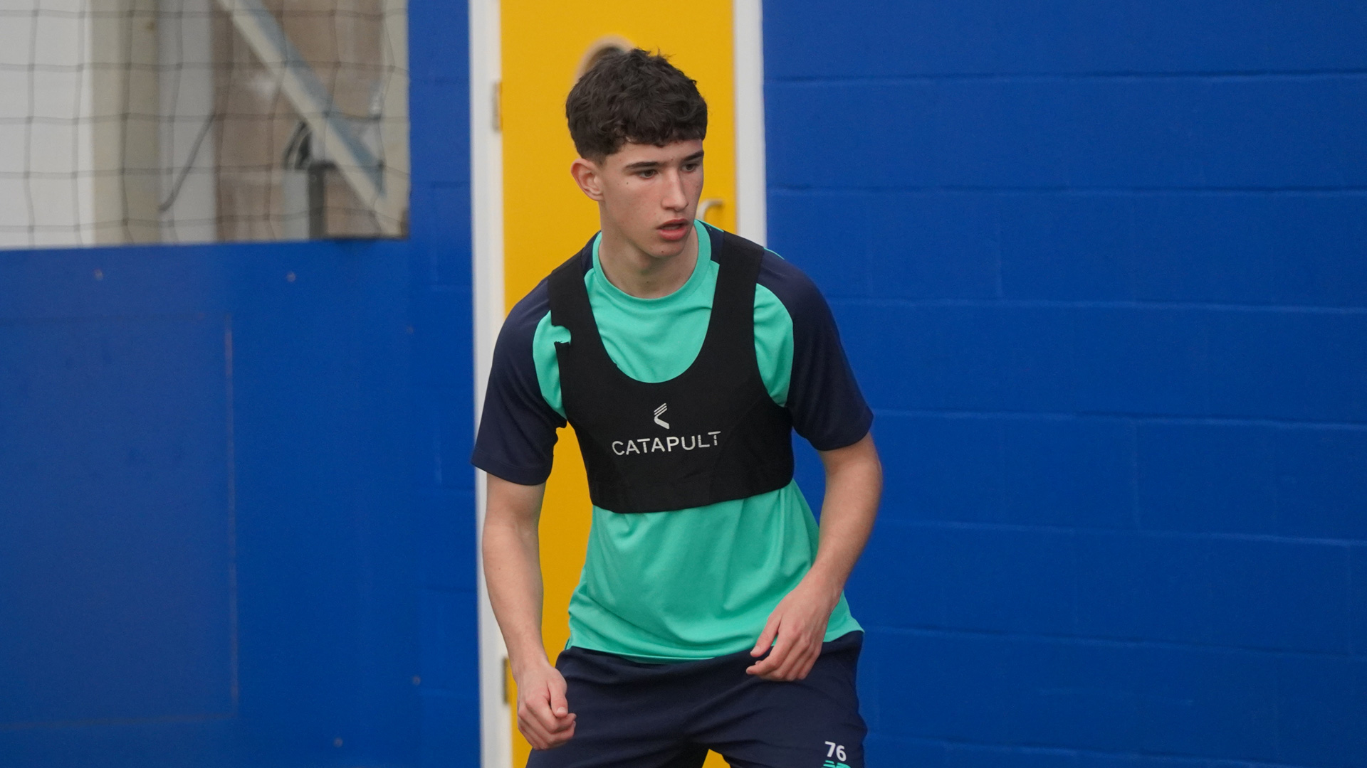 Lennon Talbot in training for Cardiff City U18
