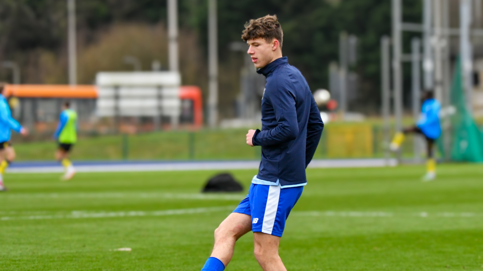 Troy Perrett in action for Cardiff City U21