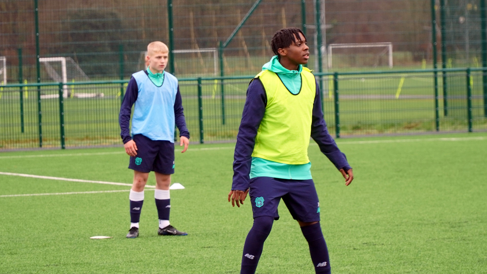 Cardiff City U18 training