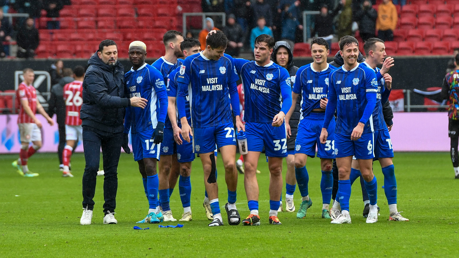 Cardiff City players