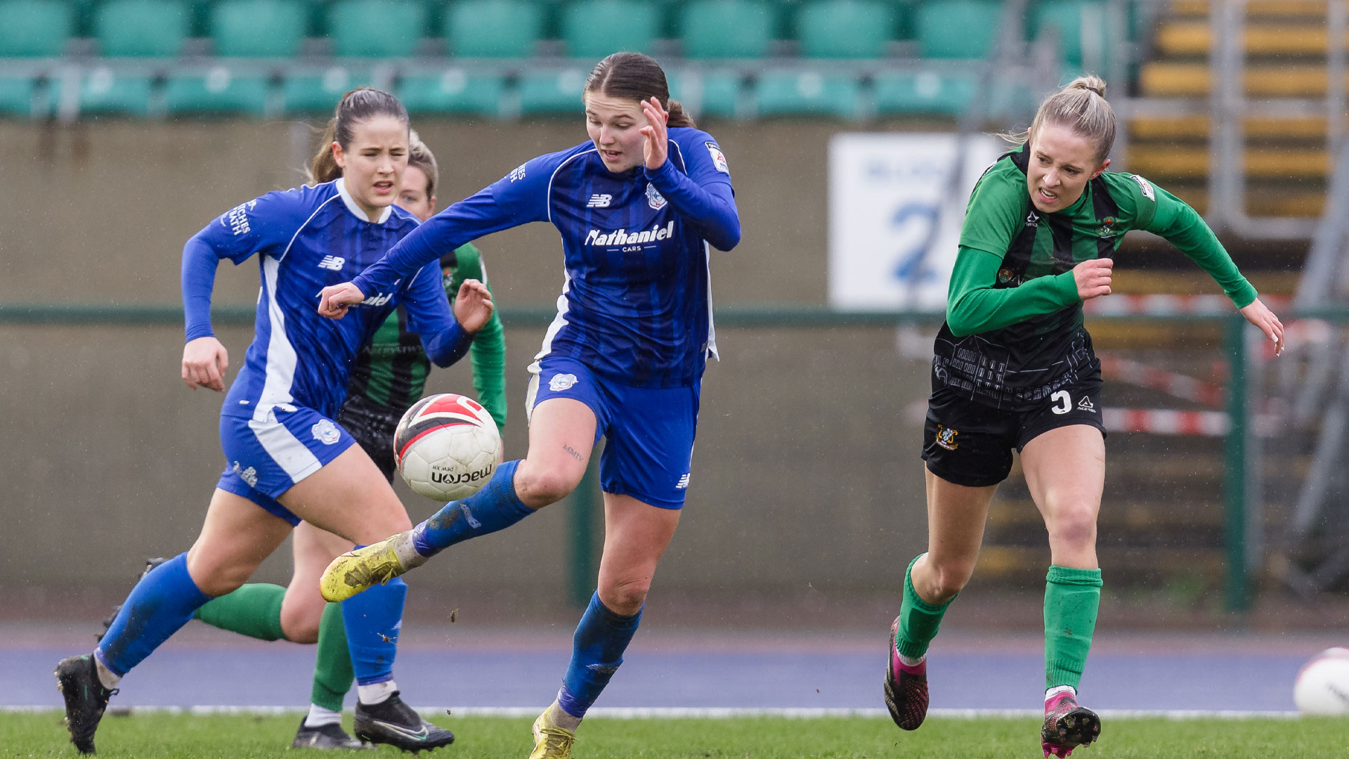 Mikayla Cook in action for Cardiff City Women