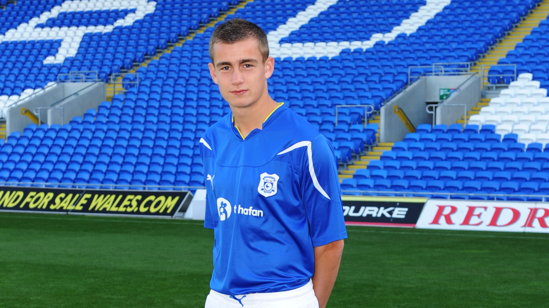 Joe Ralls after joining City's Academy in 2010...