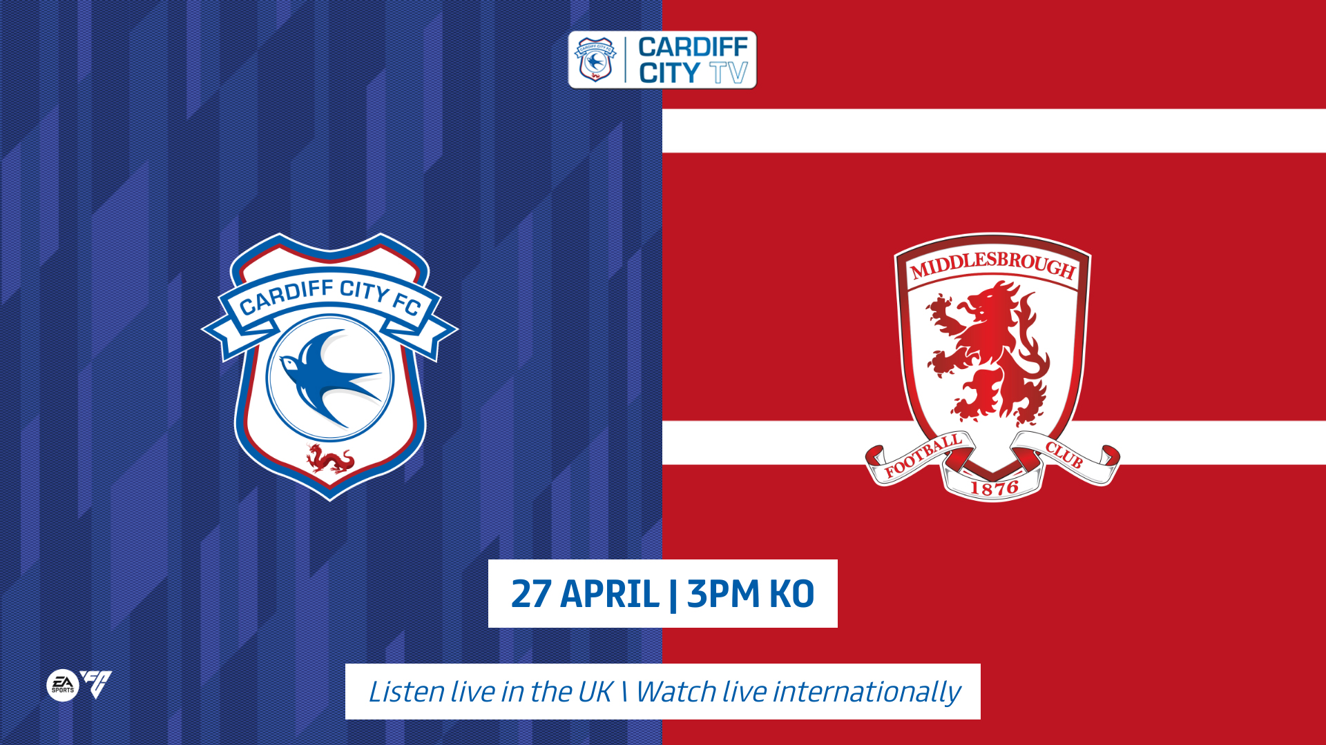 Cardiff City TV | Middlesbrough (H)
