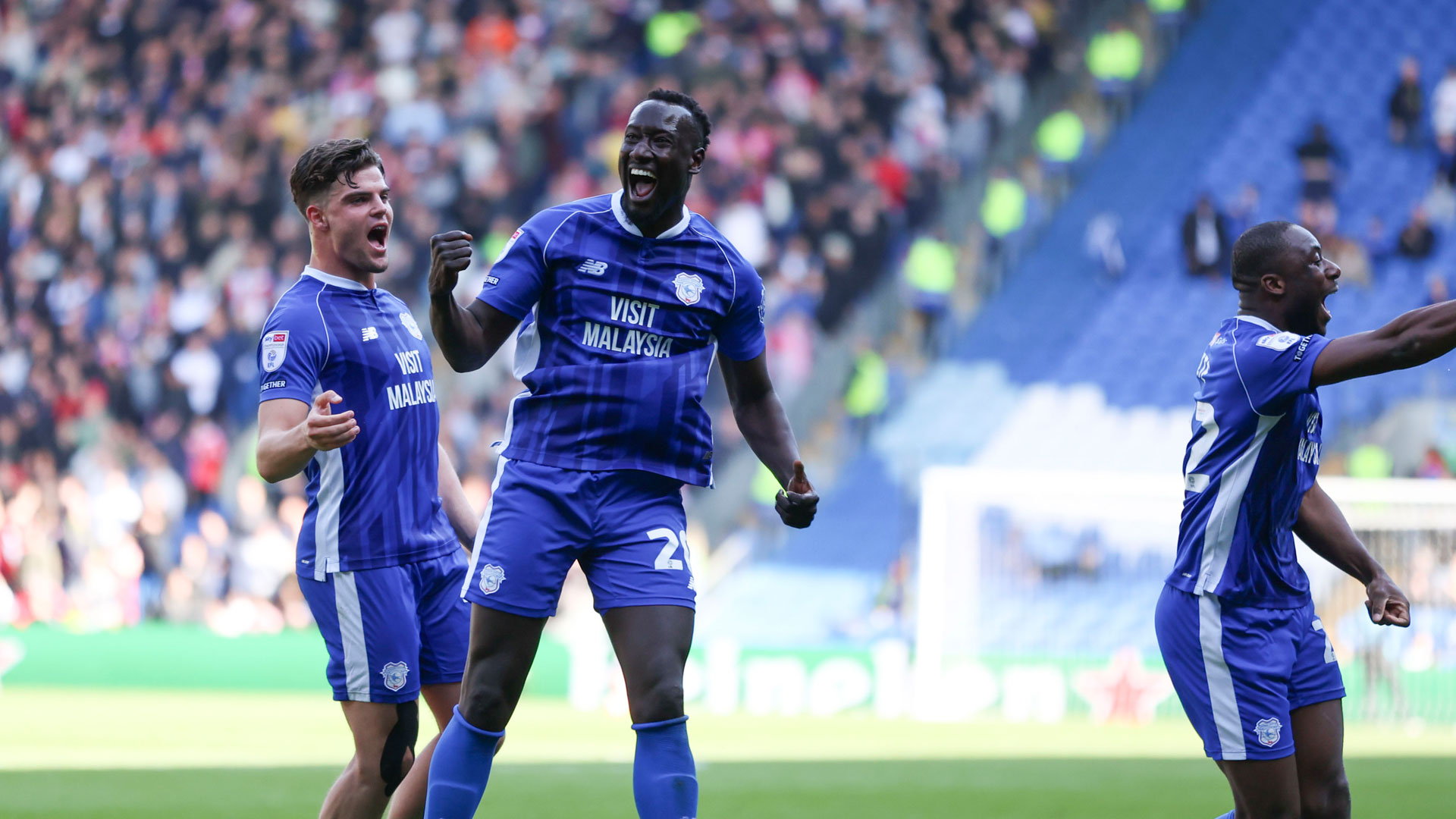 Famara Diédhiou scores for Cardiff City