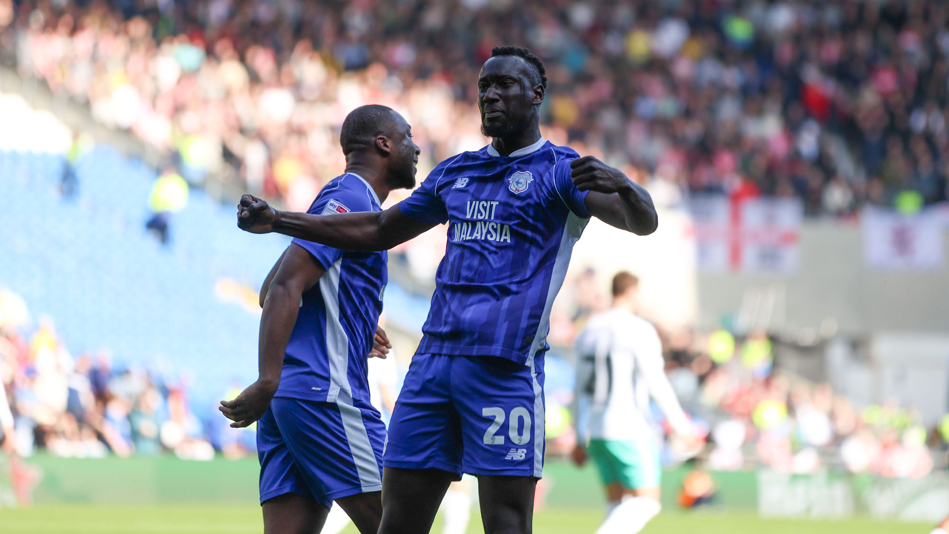 Famara Diédhiou scores for Cardiff City
