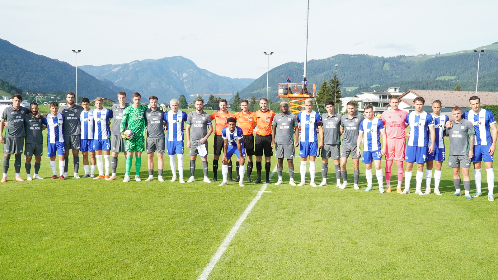 Cardiff City players