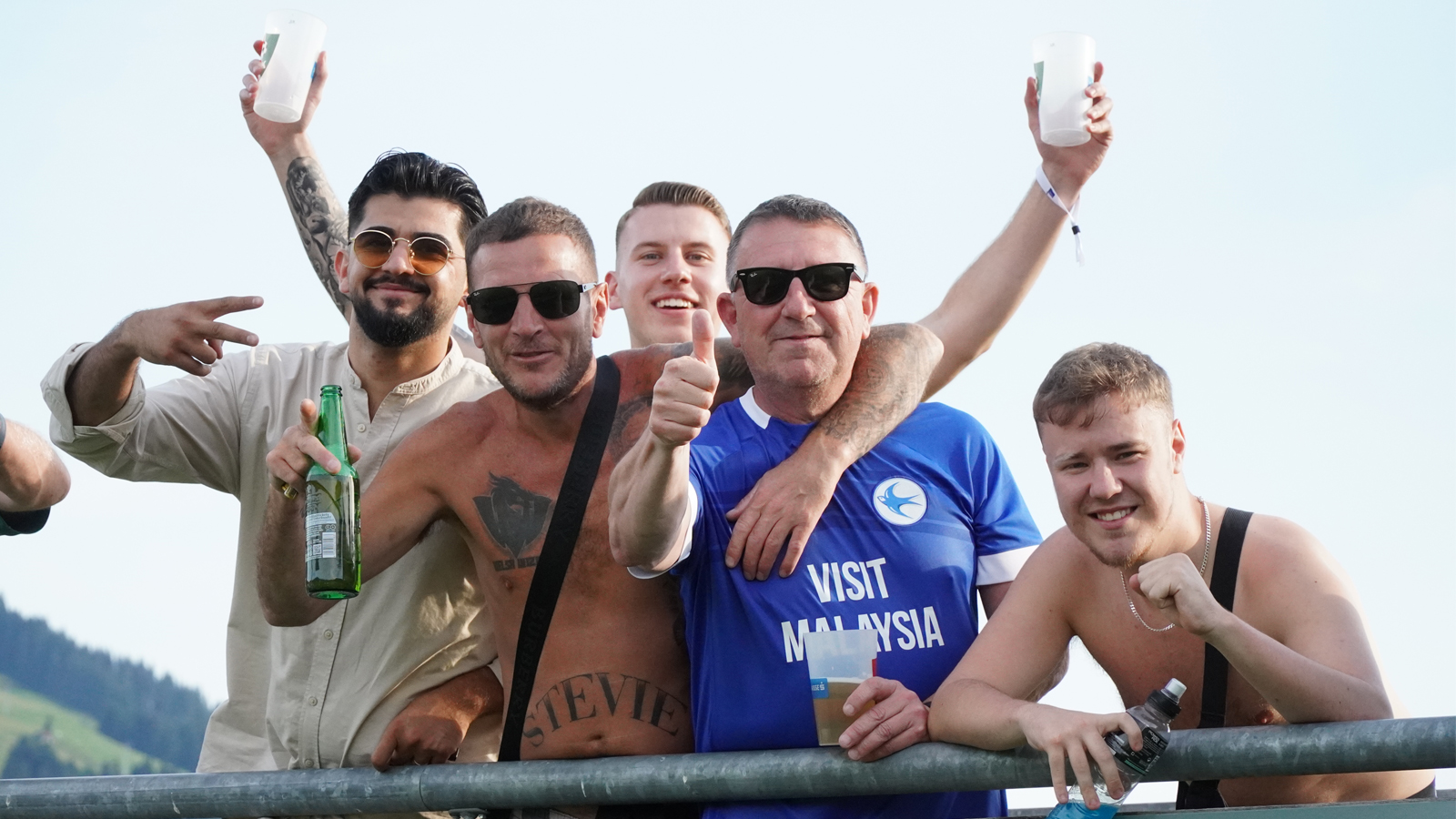 Cardiff City supporters