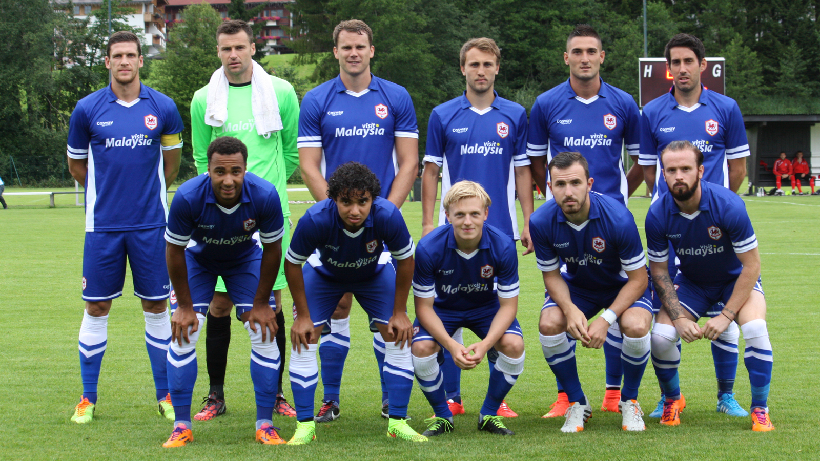 Cardiff City players