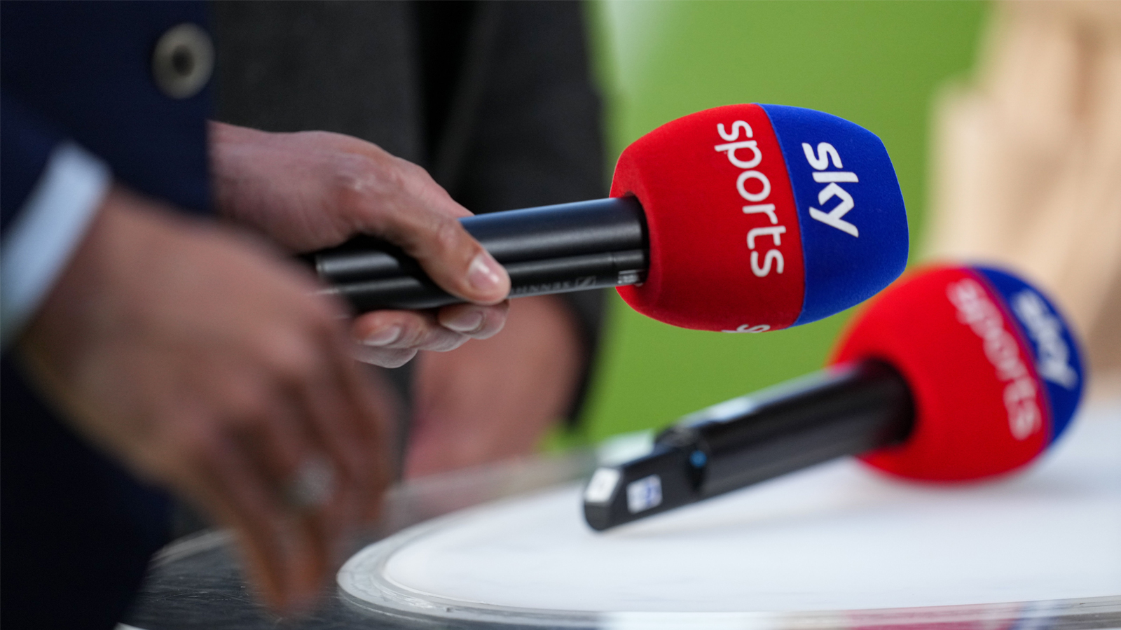 Sky Sports microphone