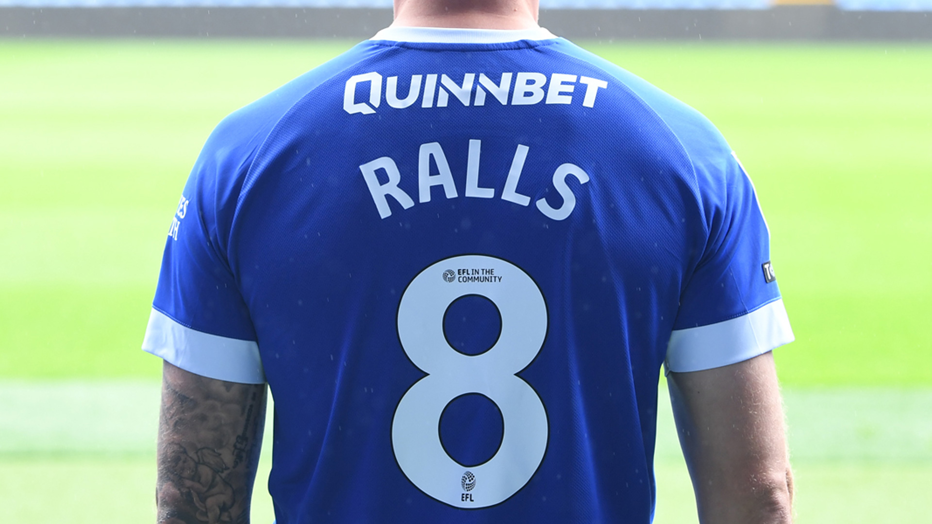 Rallsy's 2024/25 back of shirt...