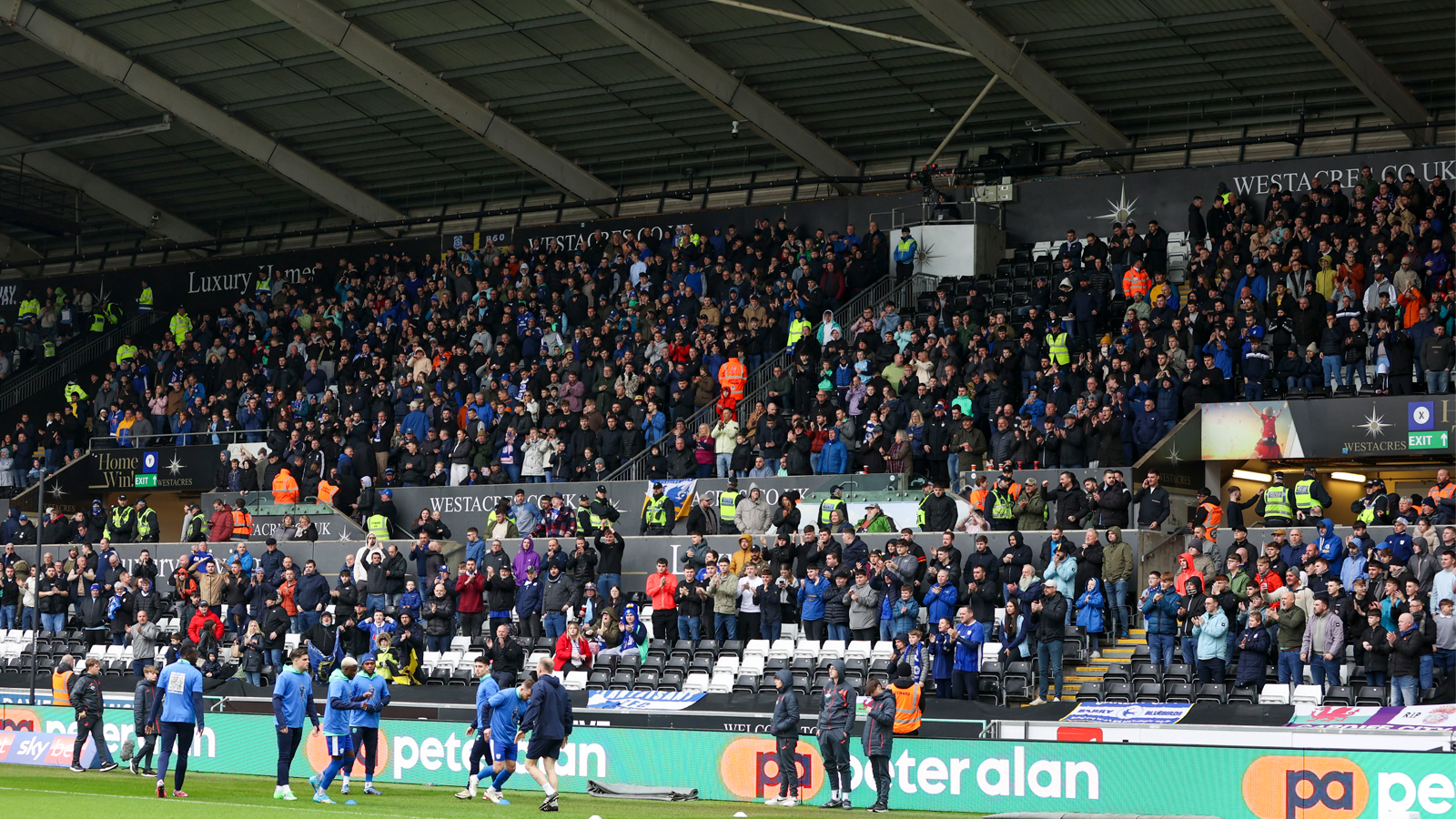 Cardiff City supporters