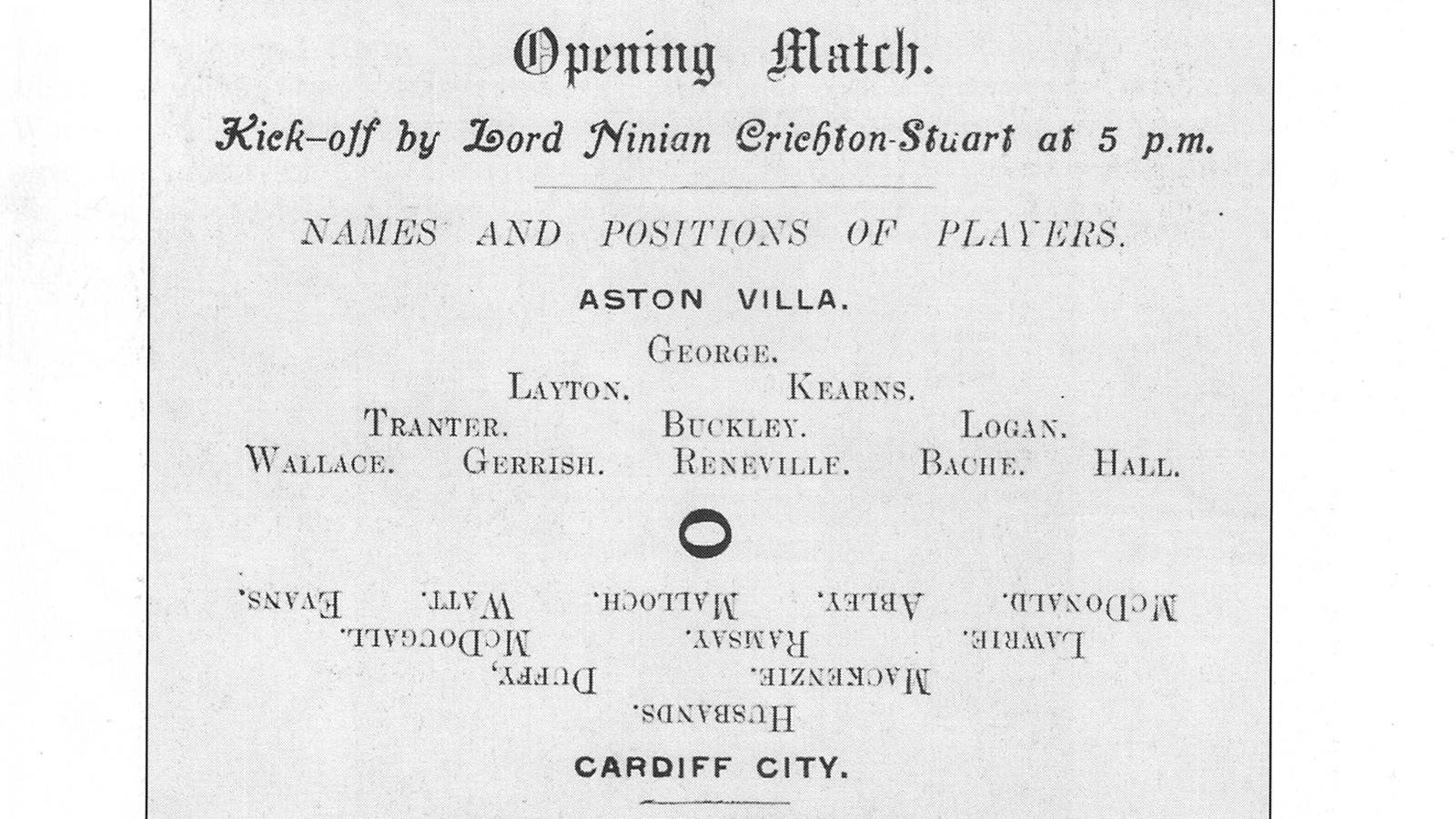 Cardiff City vs. Aston Villa, 1910