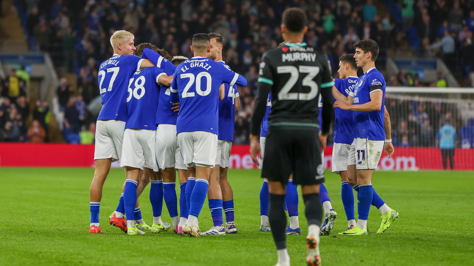 Cardiff City celebrate