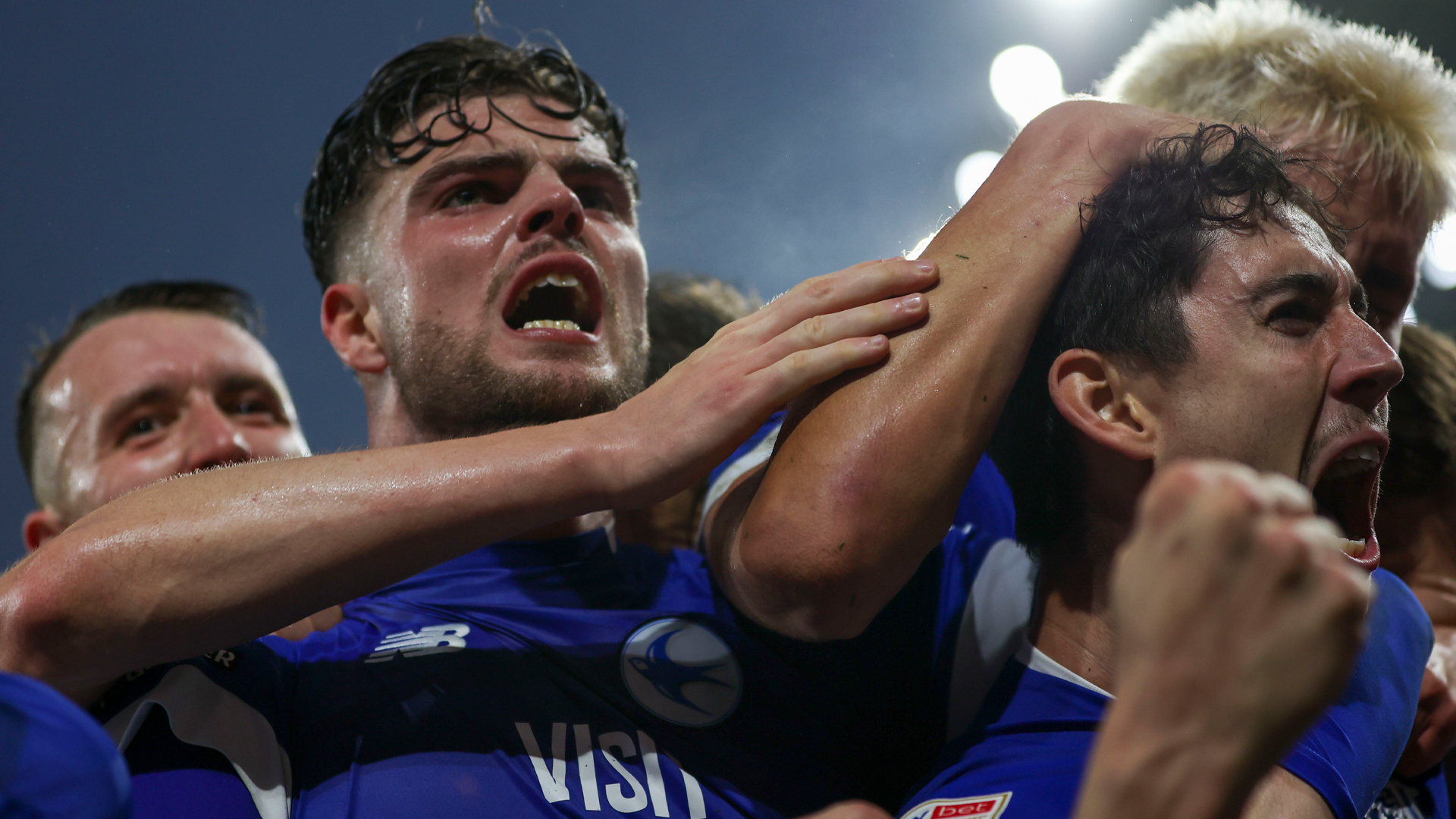 Cardiff City celebrate