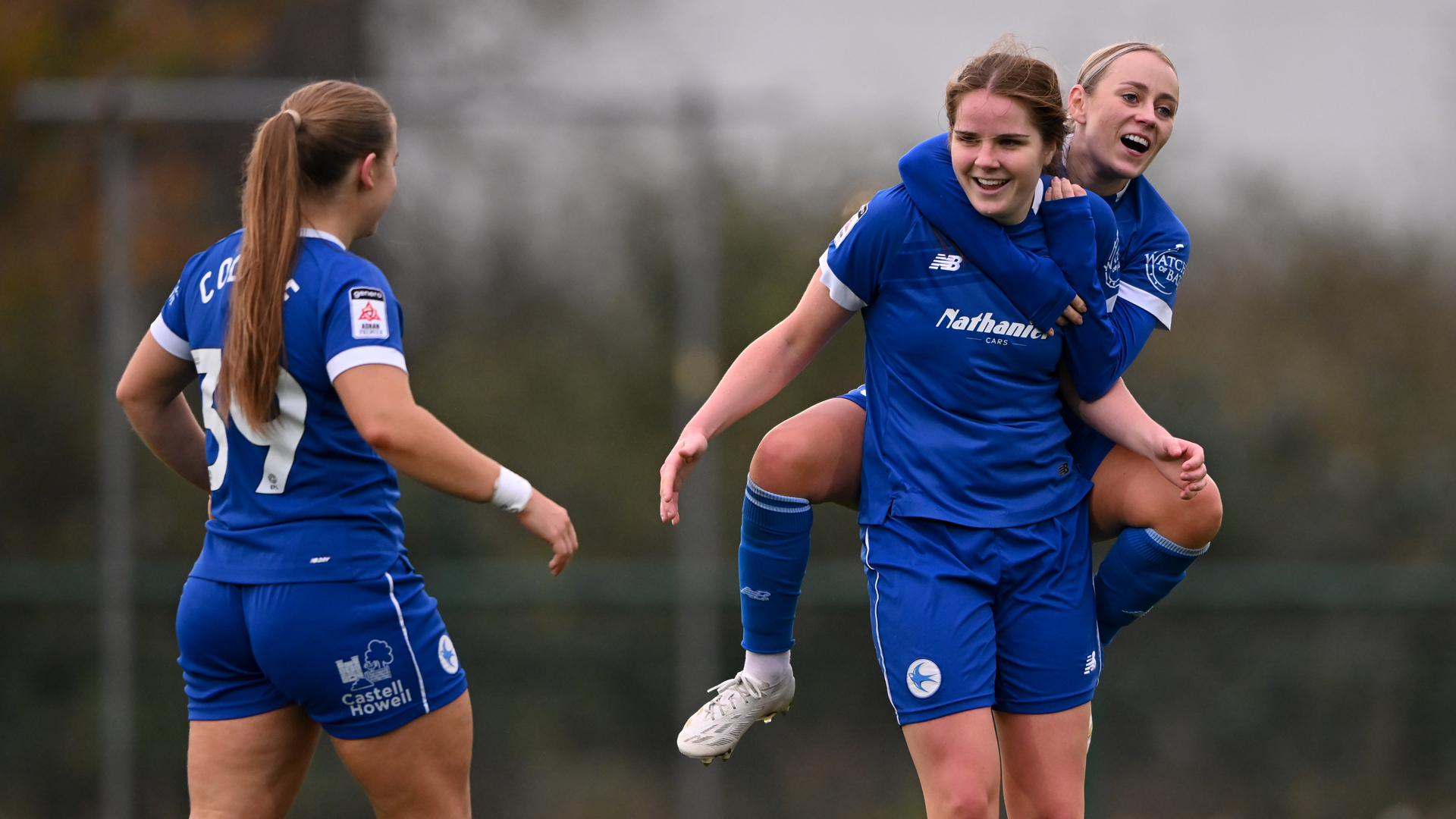 Fiona Barry scores for Cardiff City FC Women