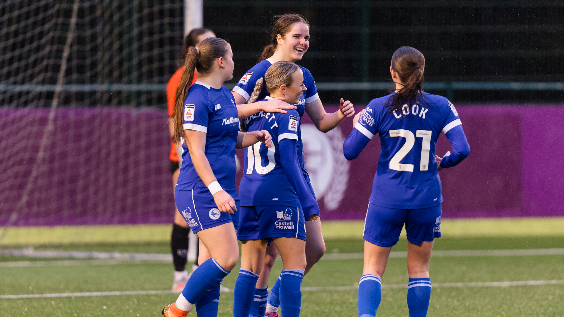 Fiona Barry scores for Cardiff City FC Women