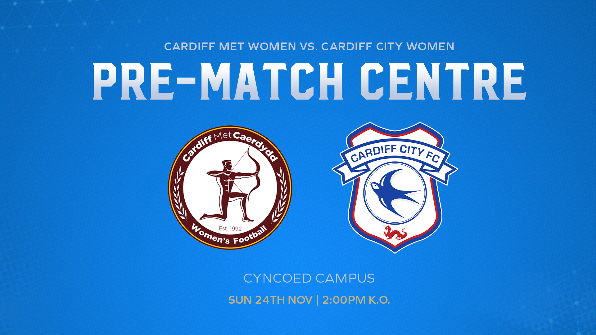 Pre-Match Centre: Cardiff Met vs. Cardiff City