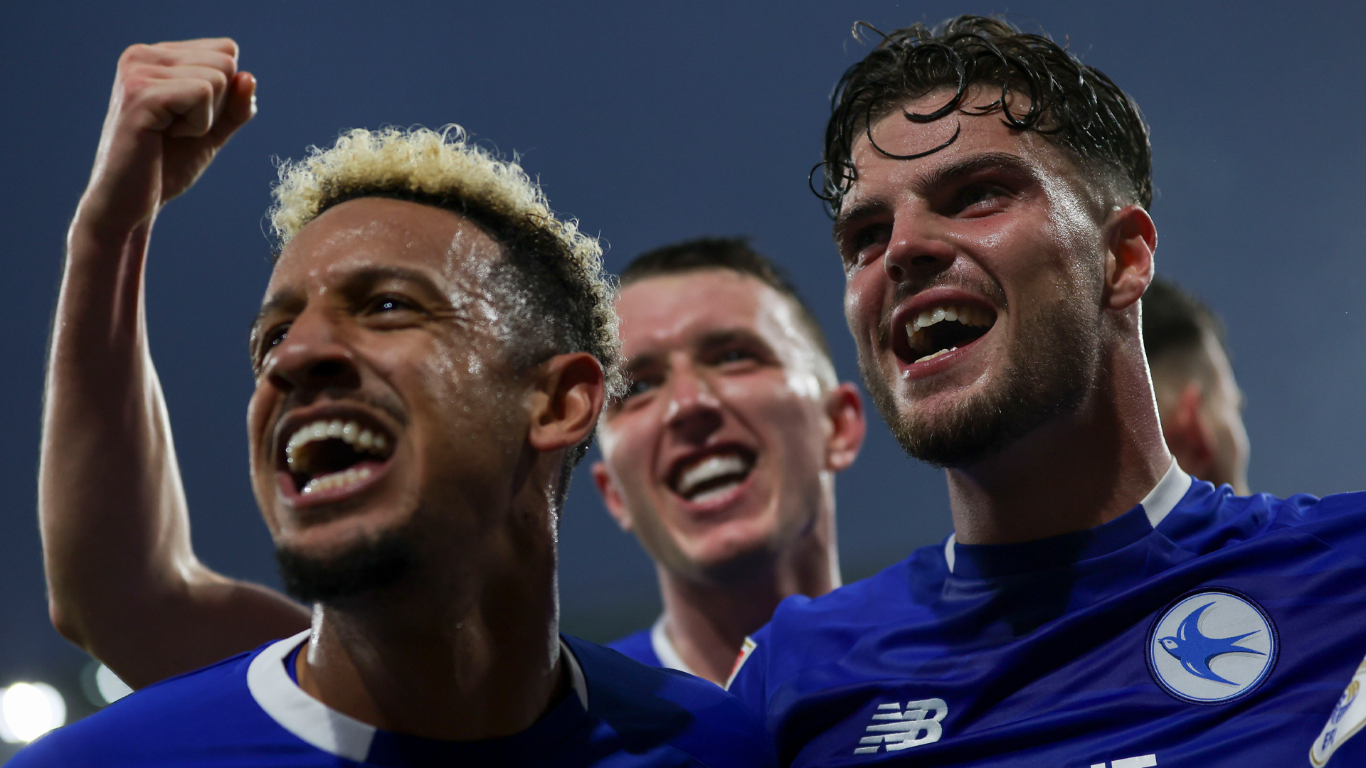 Cardiff City celebrate