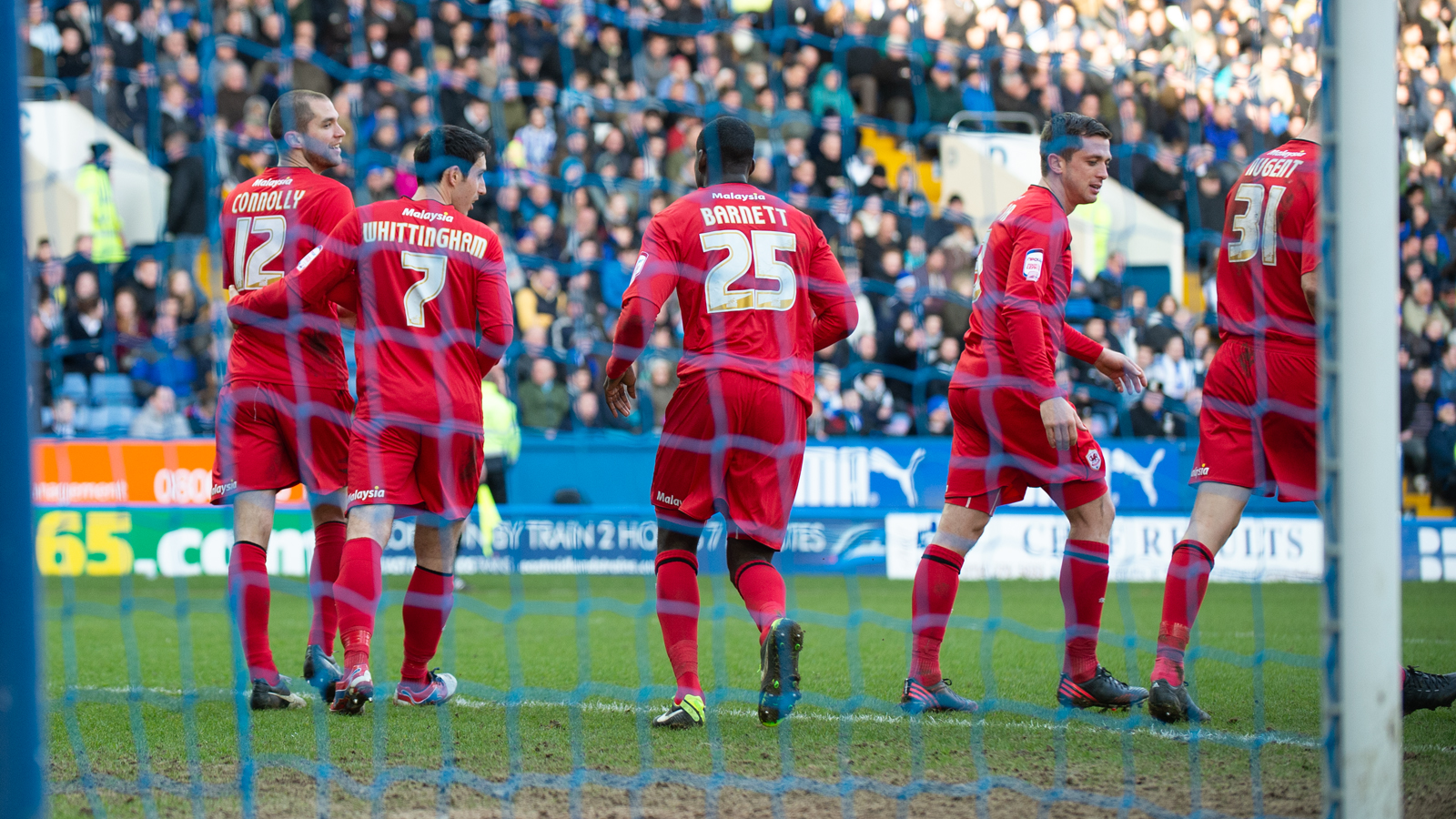 Cardiff City players