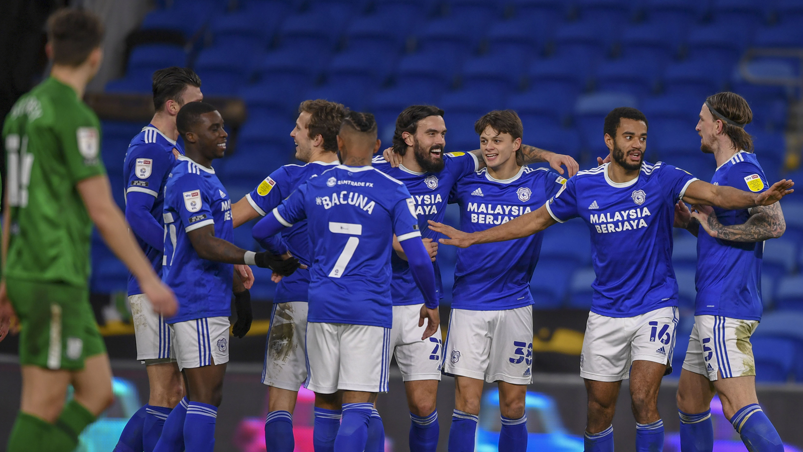 Cardiff City players