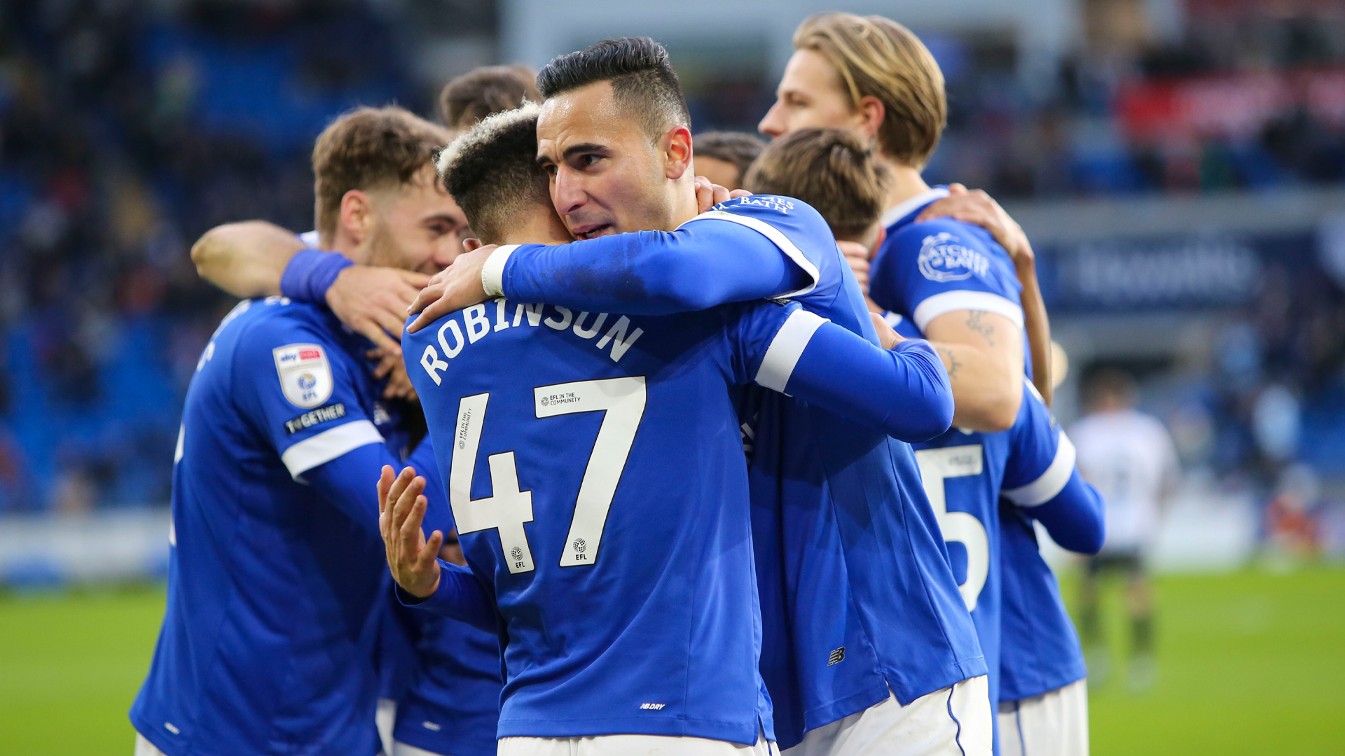 Callum Robinson and Anwar El Ghazi