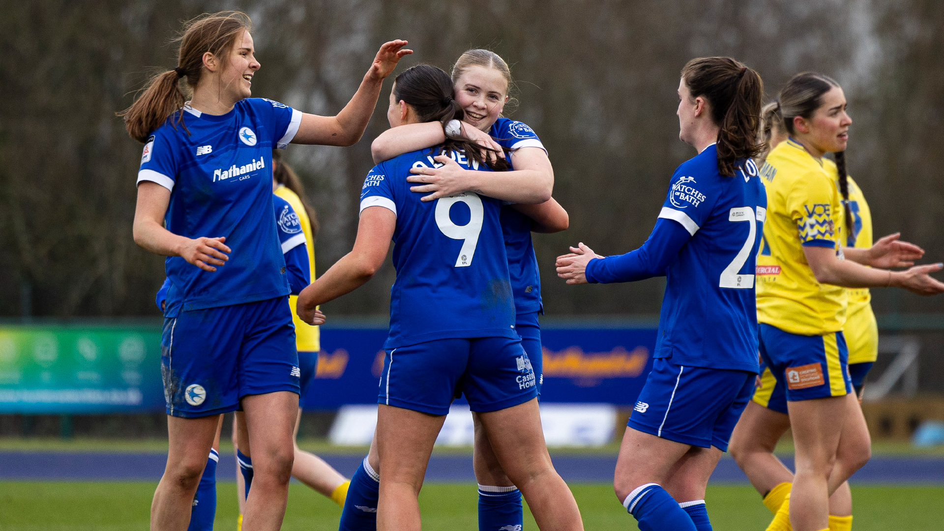 Cardiff City Women celebrate