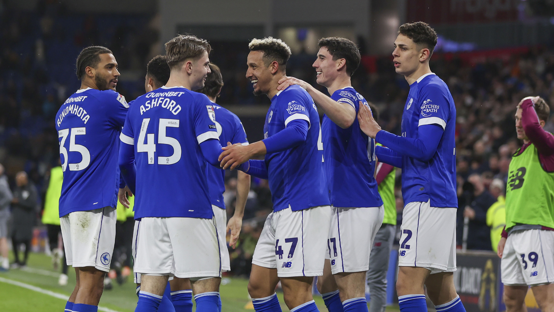 Cardiff City celebrate