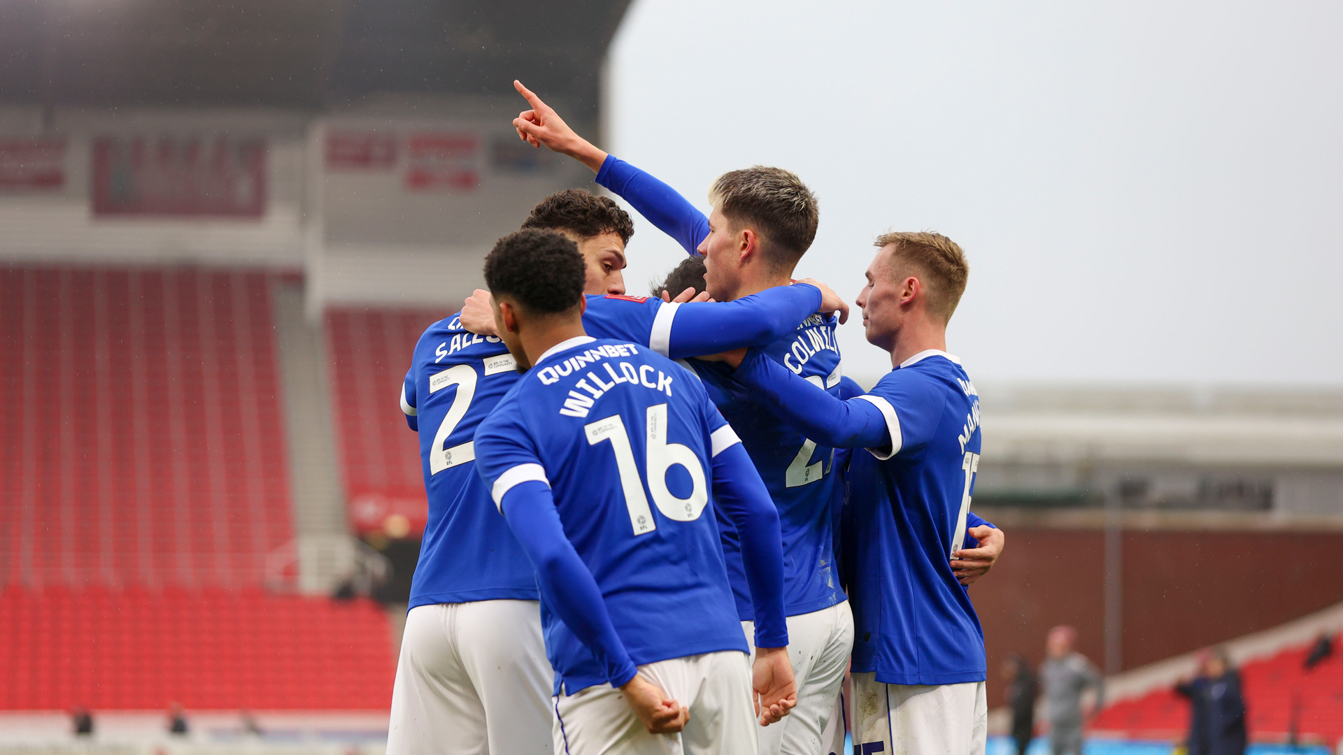 Cardiff City celebrate