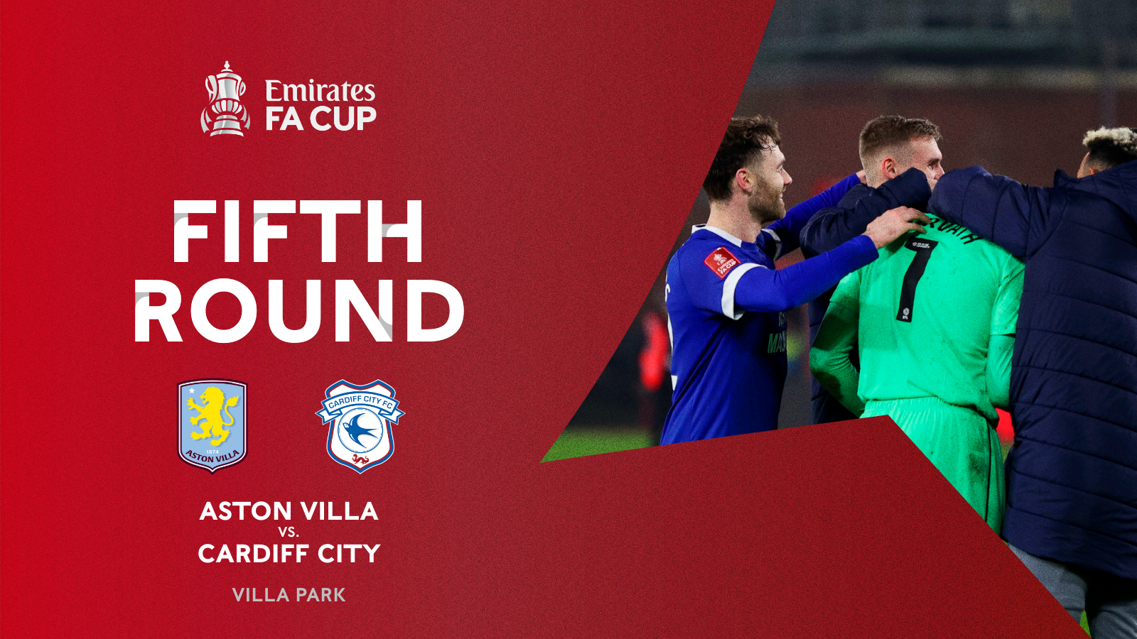 The Bluebirds will travel to Villa Park...