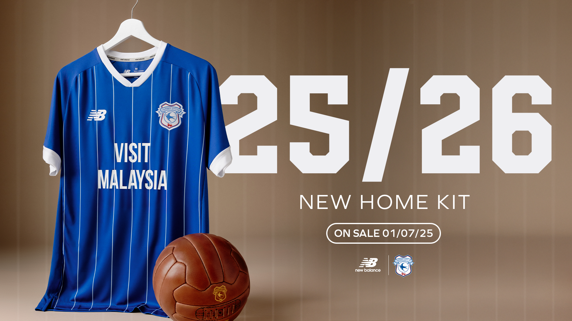 Home kit advert for the 2025/26 season.