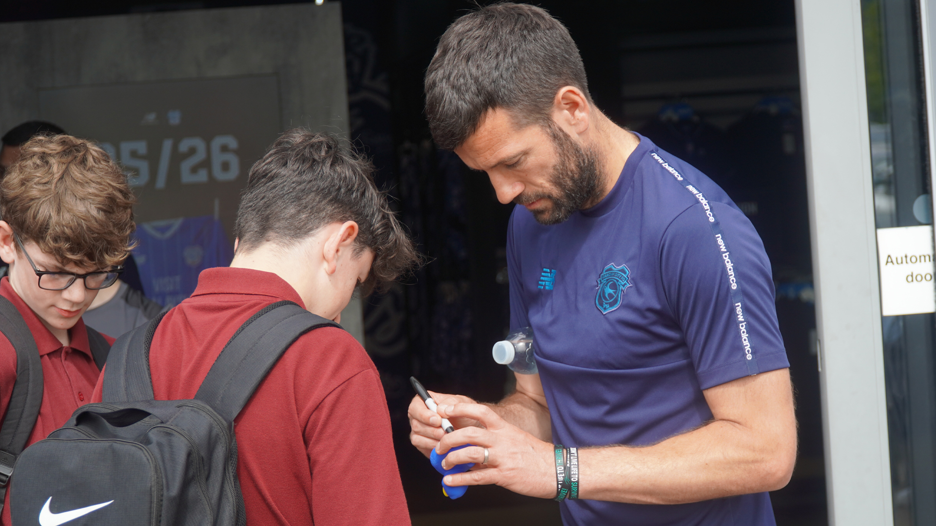 Brian Barry-Murphy meets the City fans