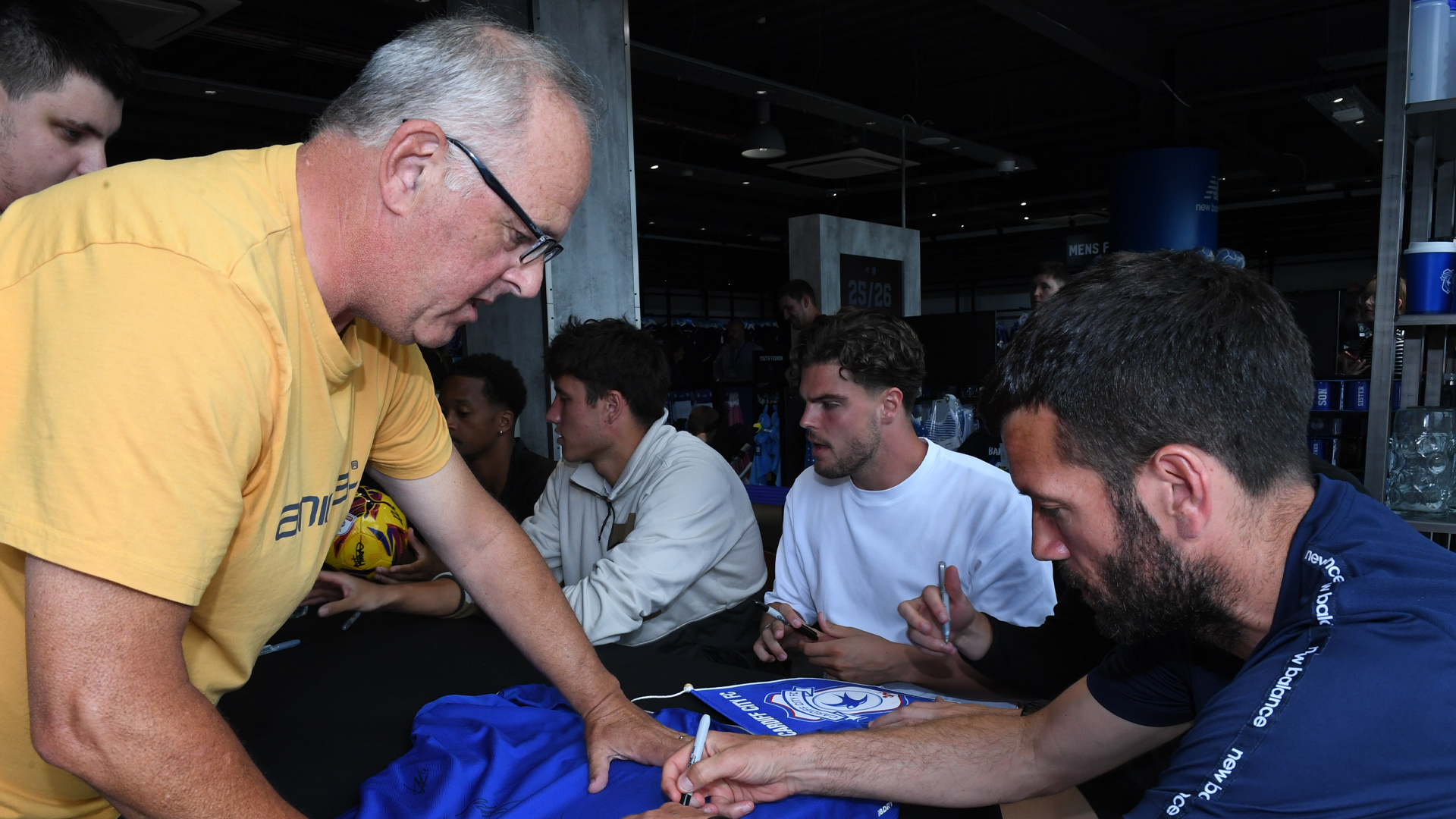 Brian Barry-Murphy meets the City fans