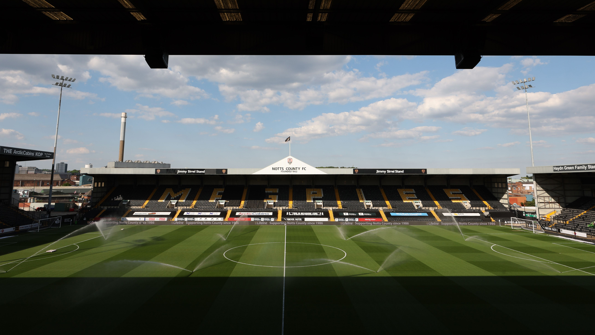 Meadow Lane, home of Notts County...