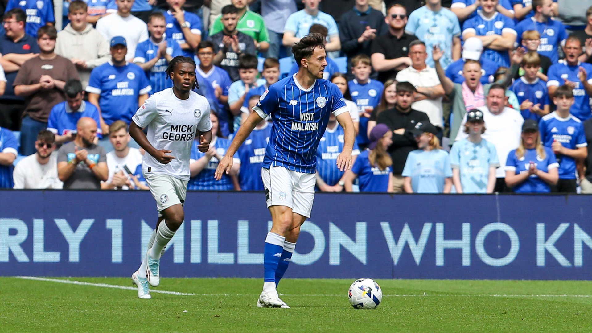 Ryan Wintle in action for Cardiff City FC