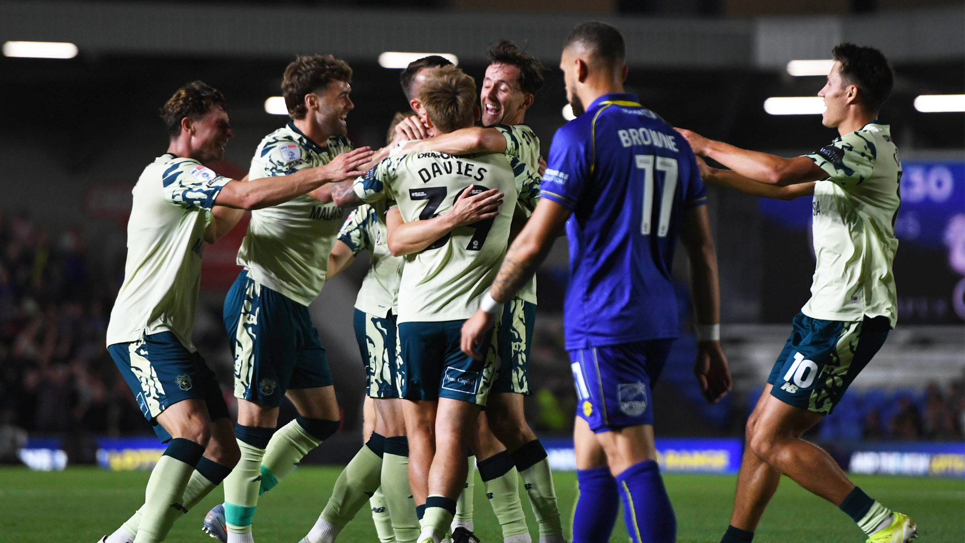 Cardiff City players