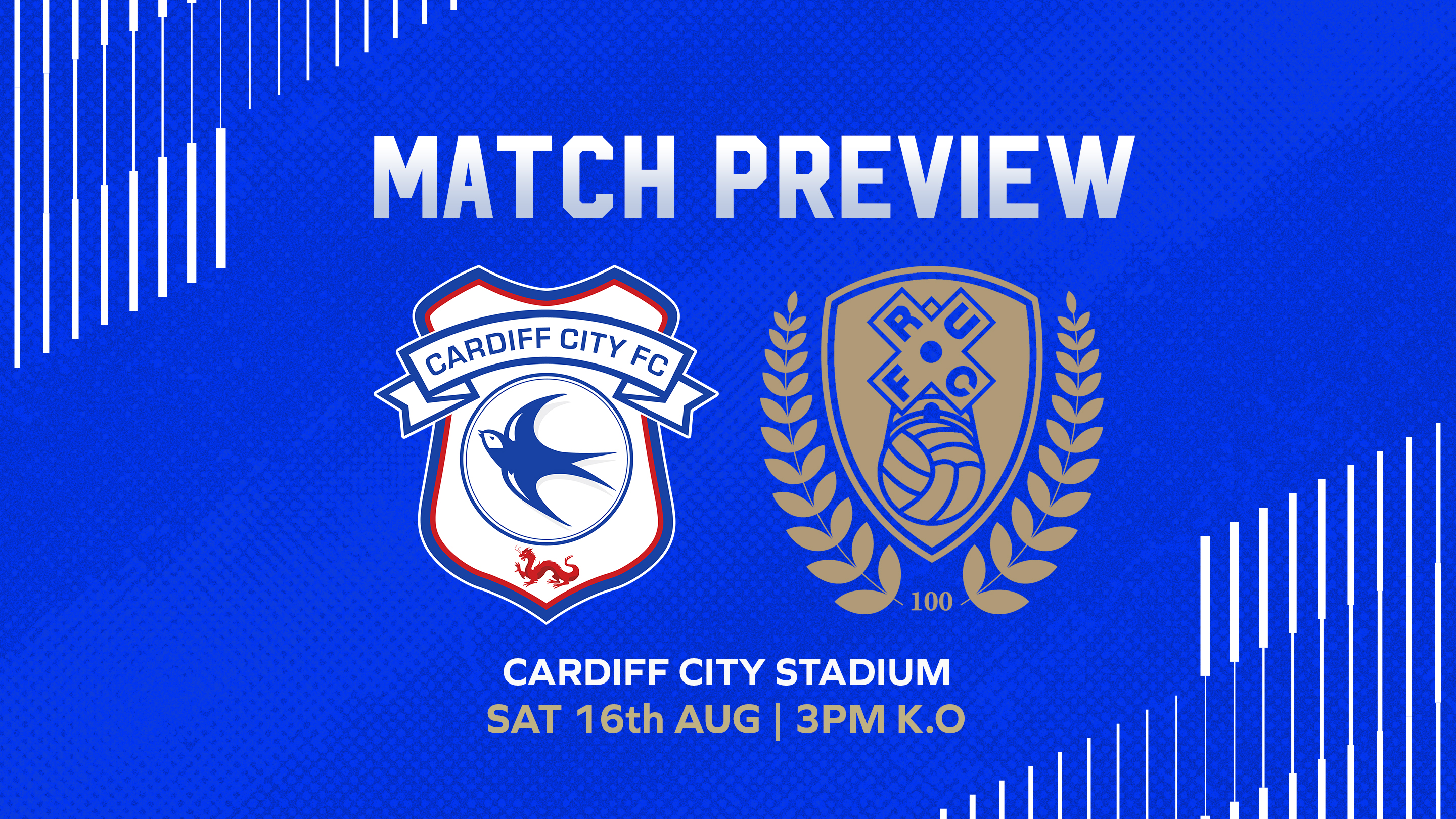 The Bluebirds host Rotherham United this weekend...