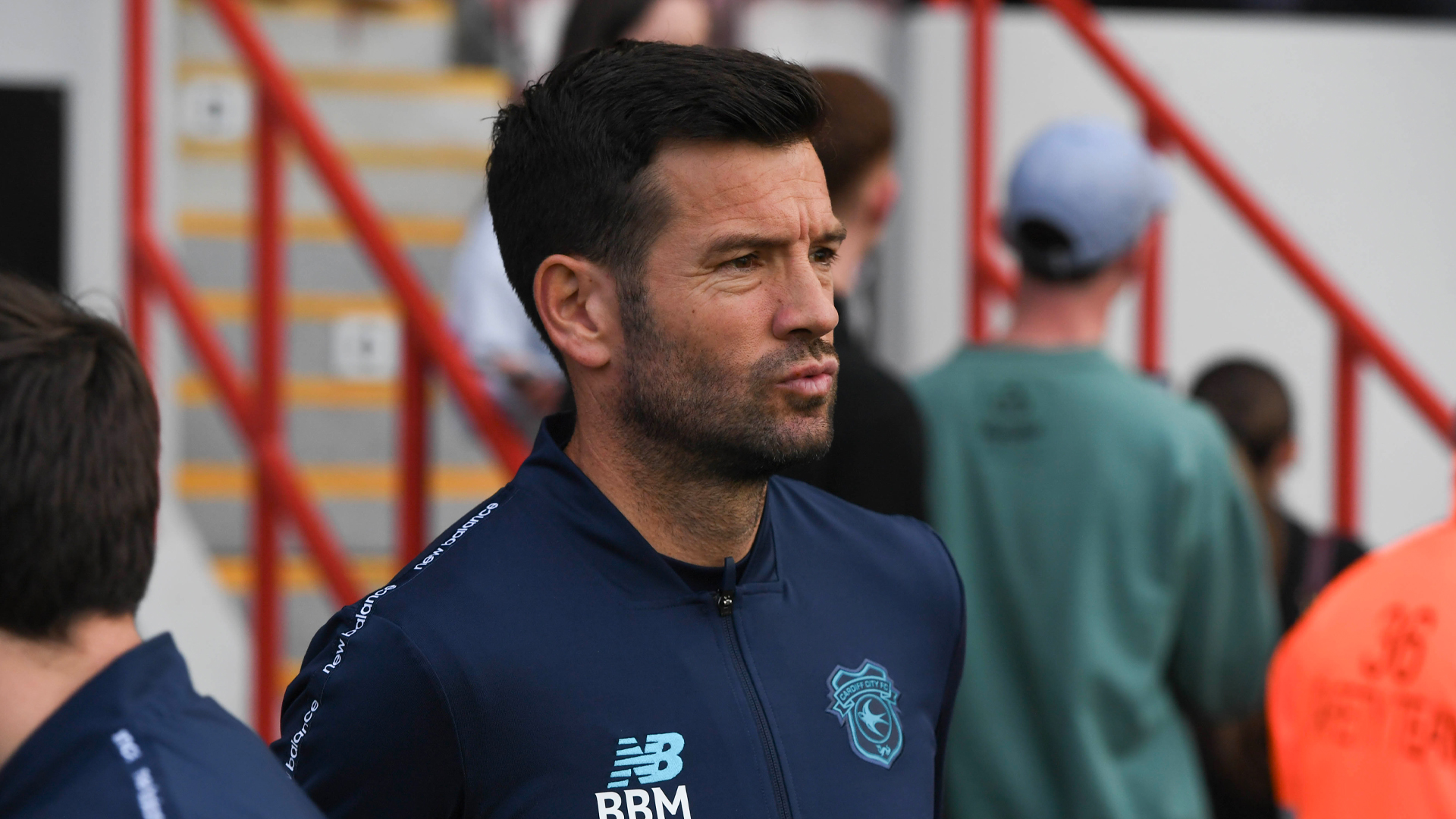 City boss Brian Barry-Murphy on the touchline at St James Park.