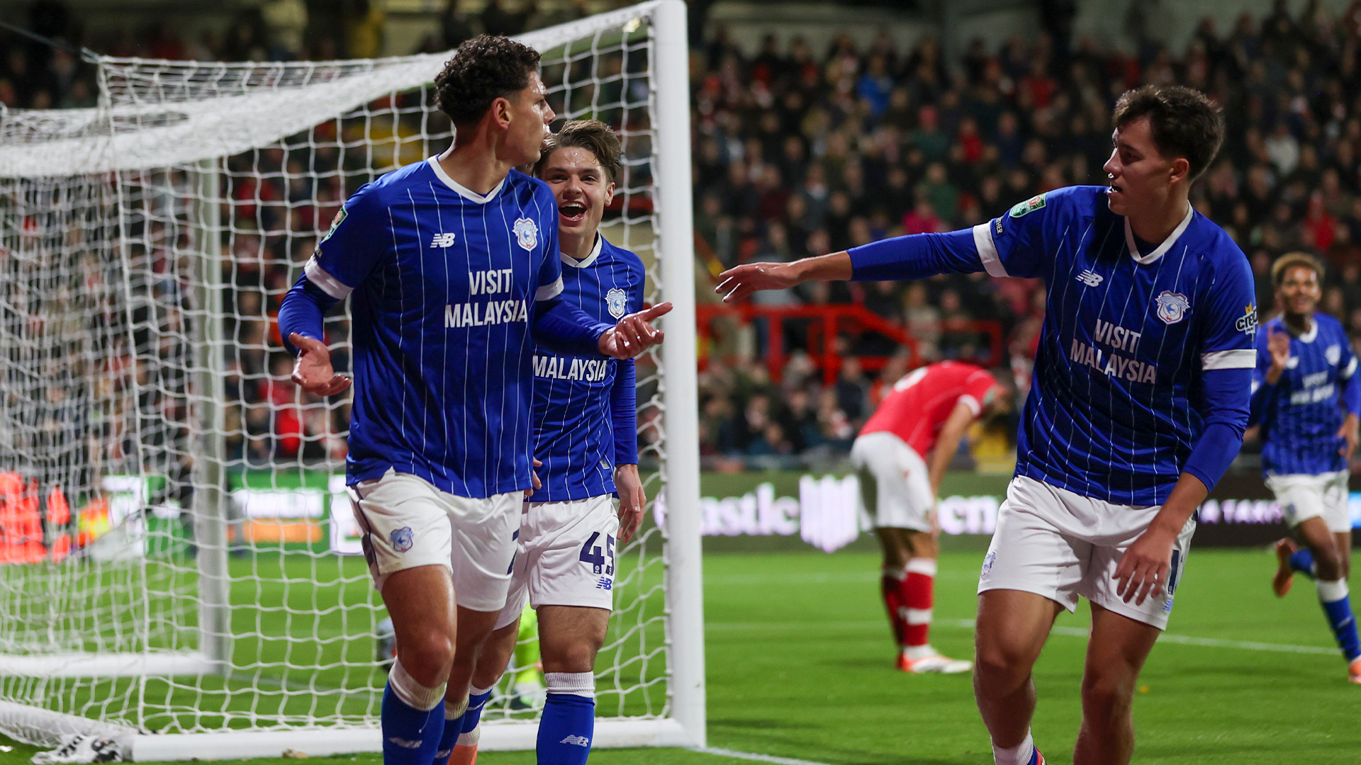 Yousef Salech scores for Cardiff City
