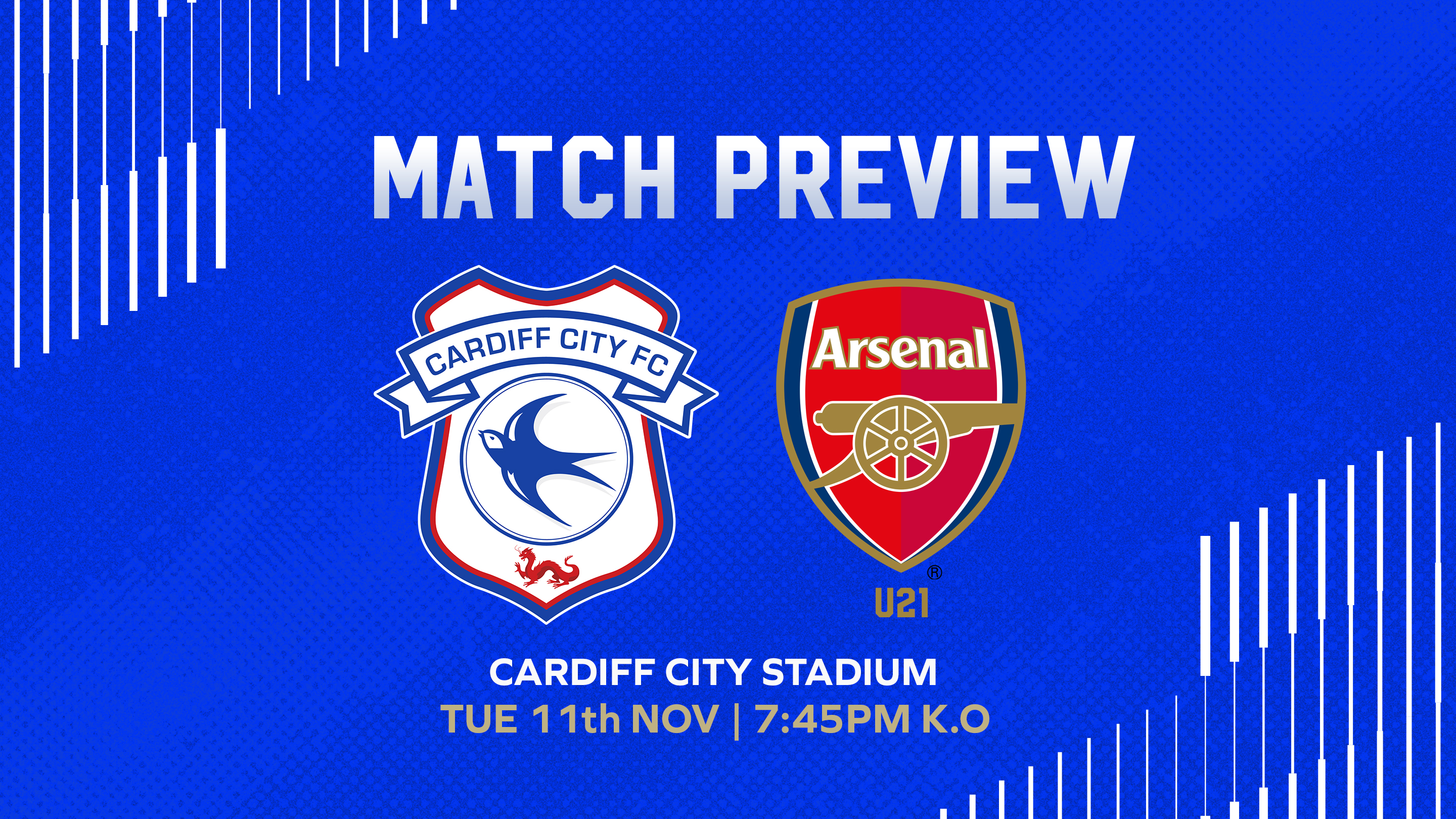 The Bluebirds welcome the young Gunners on Tuesday night.