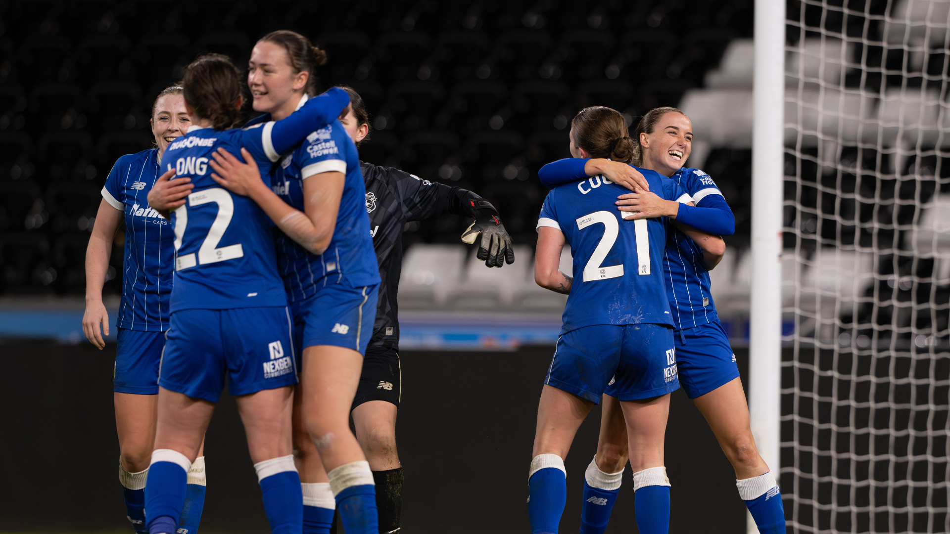 Cardiff City FC Women celebrate